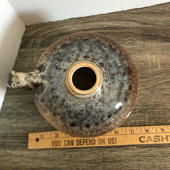 Vtg Beauceware Pottery Oil Lamp Base - Picture 8 of 12